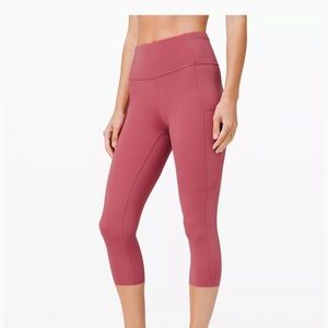 lululemon fast and free crop 19”